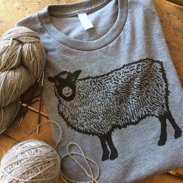 Shetland Tee Shirt- Grey