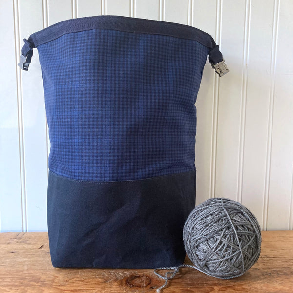 Wax and Wool Trundle Bag- Moon Phases