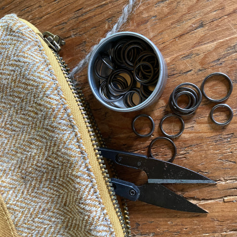 Bits and bobbles notions purse- honeycomb