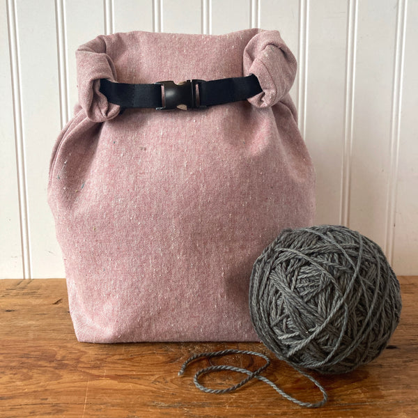 Love in Every Stitch Trundle Bag - Pink