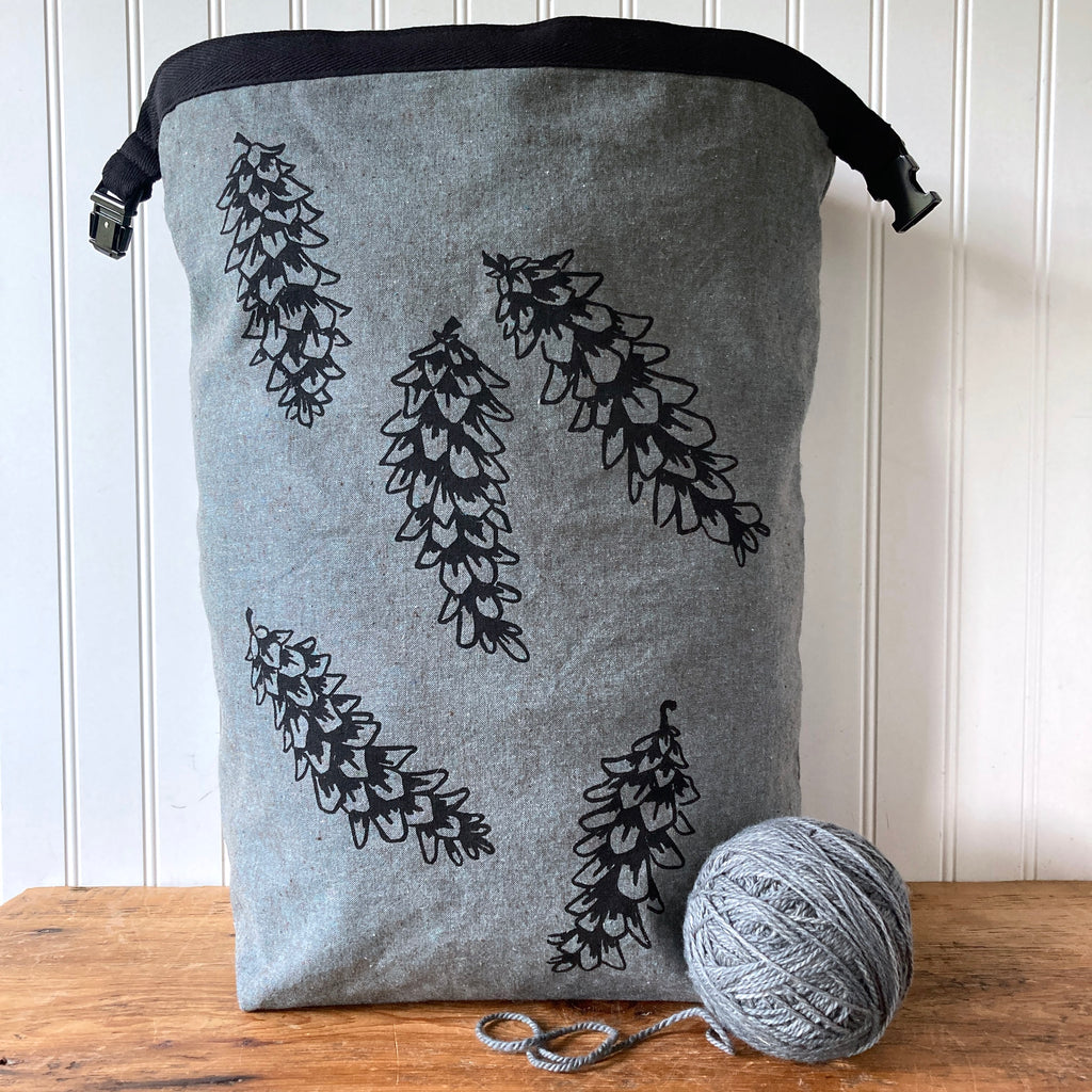 Large Pine Cone Trundle Bag