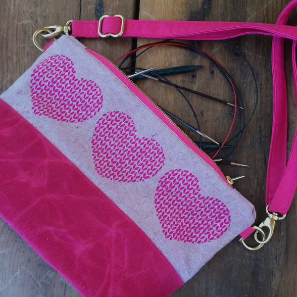 Notions pouch- Love in Every Stitch cross-body